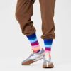 HappySocksハッピーソックスメンズ＆レディースプレゼント無料ラッピングギフトStripeSockストライプ柄クルー丈ソックス靴下10240082