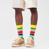 HappySocksハッピーソックスメンズ＆レディースプレゼント無料ラッピングギフトGradientStripeSockグラデーションストライプ柄クルー丈ソックス靴下10240093