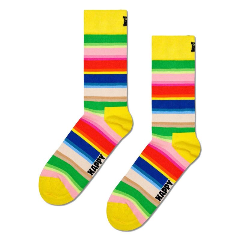 HappySocksハッピーソックスメンズ＆レディースプレゼント無料ラッピングギフトGradientStripeSockグラデーションストライプ柄クルー丈ソックス靴下10240093