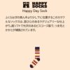 HappySocksハッピーソックスメンズ＆レディースプレゼント無料ラッピングギフトHappyDaySockハッピーデイクルー丈ソックス靴下10246026