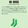 HappySocksハッピーソックスメンズ＆レディースプレゼント無料ラッピングギフトVinylGreenSockレコード盤グリーンクルー丈ソックス靴下10240102