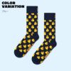 HappySocksハッピーソックスメンズ＆レディースプレゼント無料ラッピングギフトRubberDuckSockラバーダック柄ブルークルー丈ソックス靴下10240134