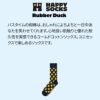HappySocksハッピーソックスメンズ＆レディースプレゼント無料ラッピングギフトRubberDuckSockラバーダック柄ブルークルー丈ソックス靴下10240134