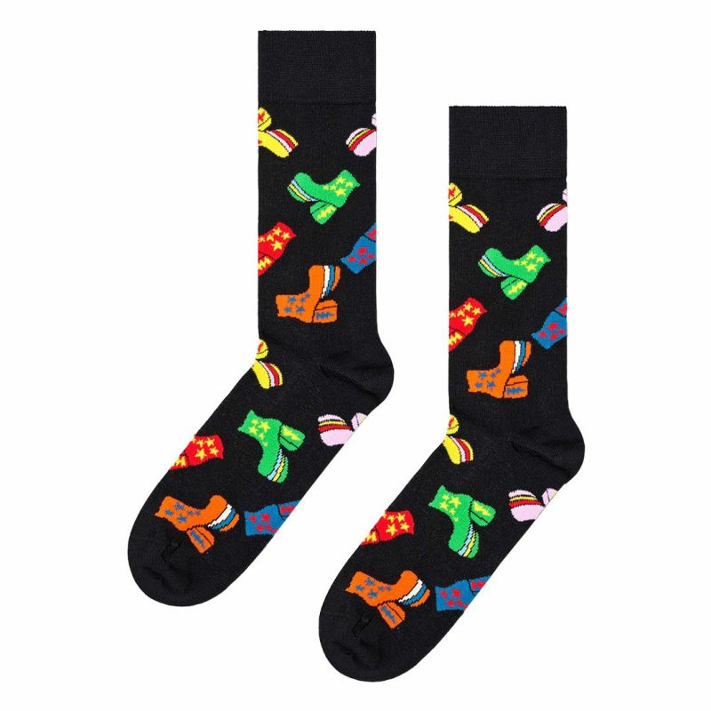 【3足セット】HappySocksハッピーソックスメンズ＆レディースプレゼント無料ラッピングギフトEltonJohn3-PackGiftSetエルトンジョンコラボクルー丈ソックス靴下3足ギフトBOX14243001