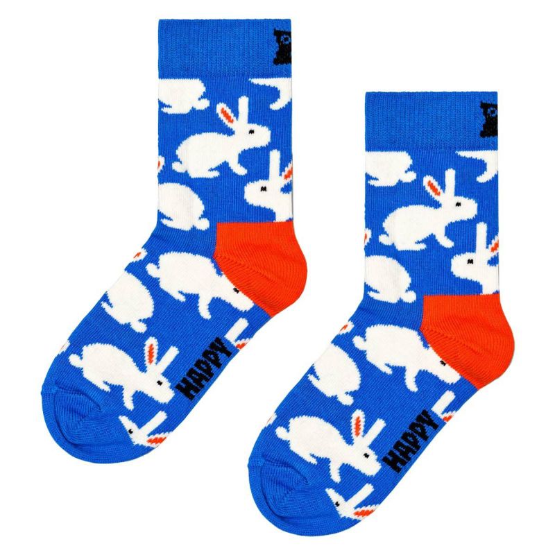 HappySocksハッピーソックスメンズ＆レディースプレゼント無料ラッピングギフトKidsBunnySockウサギ柄クルー丈子供用キッズソックス靴下12240001