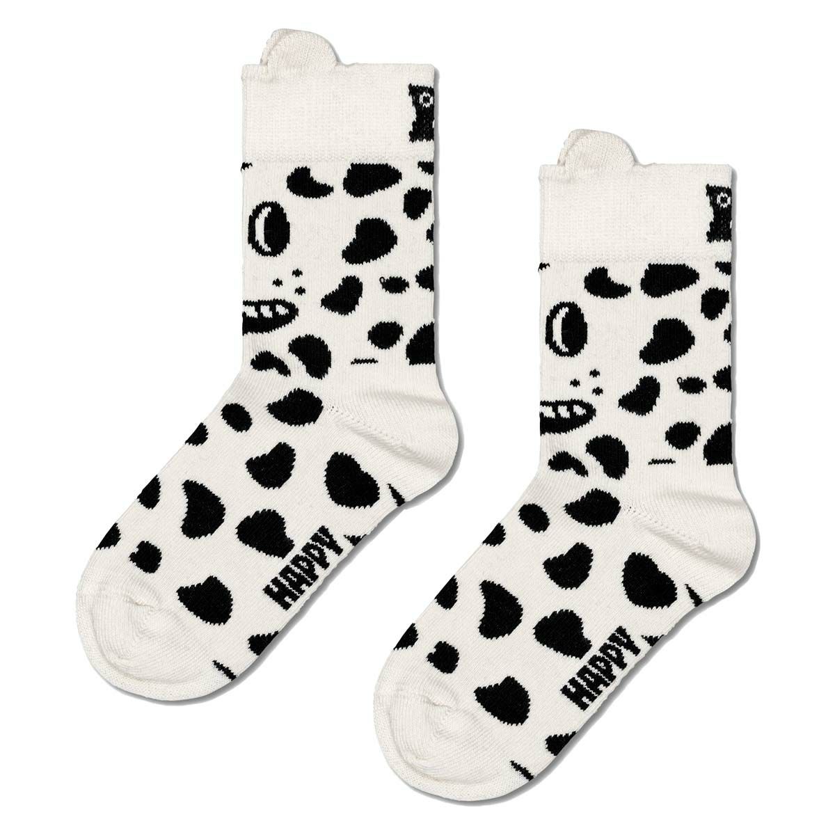 【2足セット】HappySocksハッピーソックスメンズ＆レディースプレゼント無料ラッピングギフトKids2-PackCat&DogSocksキャット＆ドッグ柄子供用キッズクルー丈ソックス2足組靴下12240022