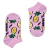 【2足セット】HappySocksハッピーソックスメンズ＆レディースプレゼント無料ラッピングギフトKids2-PackFruitsLowSocksパイナップル＆バナナ柄子供用キッズショート丈ソックス2足組靴下12240026