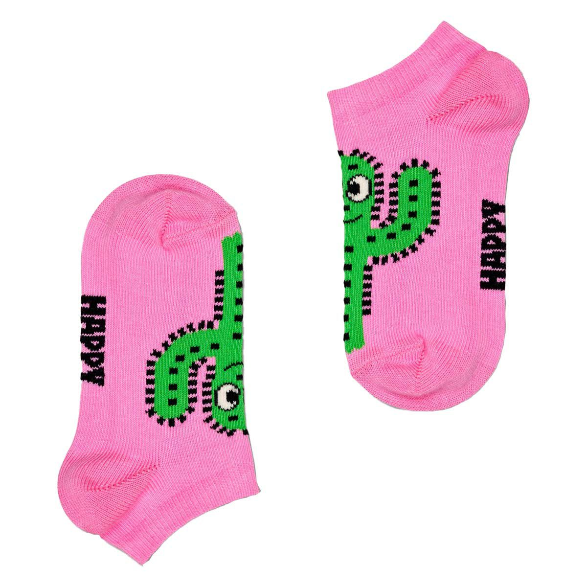 【2足セット】HappySocksハッピーソックスメンズ＆レディースプレゼント無料ラッピングギフトKids2-PackCactusLowSocksサボテン柄子供用キッズショート丈ソックス2足組靴下12240027
