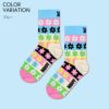 HappySocksハッピーソックスメンズ＆レディースプレゼント無料ラッピングギフトKidsFlowerStripeSockフラワーストライプ柄子供用キッズクルー丈ソックス靴下12240030