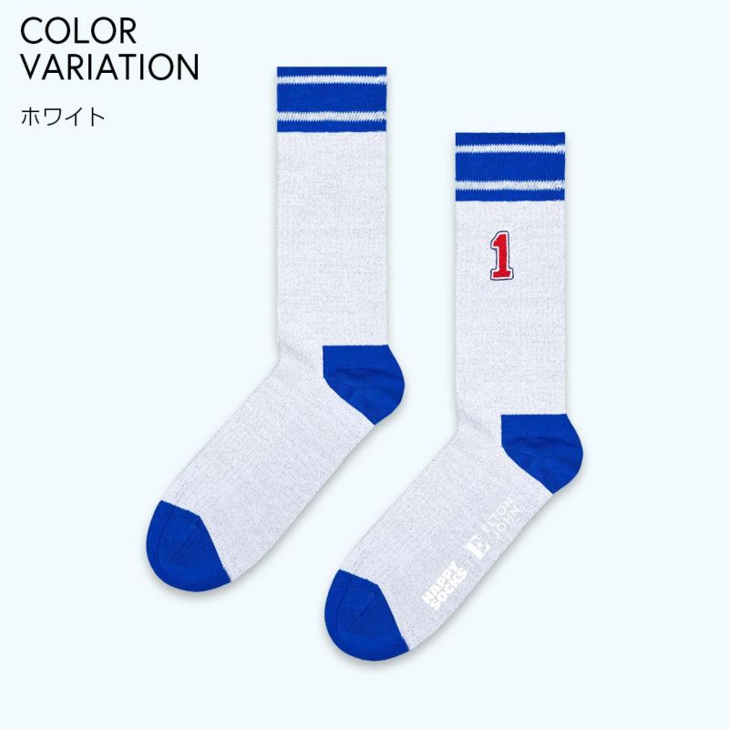 HappySocksハッピーソックスメンズ＆レディースプレゼント無料ラッピングギフトEltonJohnStadiumエルトンジョンコラボエルトンジョンスタジアム柄クルー丈ソックス靴下14240010