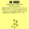 HappySocksハッピーソックスメンズ＆レディースプレゼント無料ラッピングギフトTheBitchIsBackエルトンジョンコラボザビッチイズブラッククルー丈ソックス靴下14240030