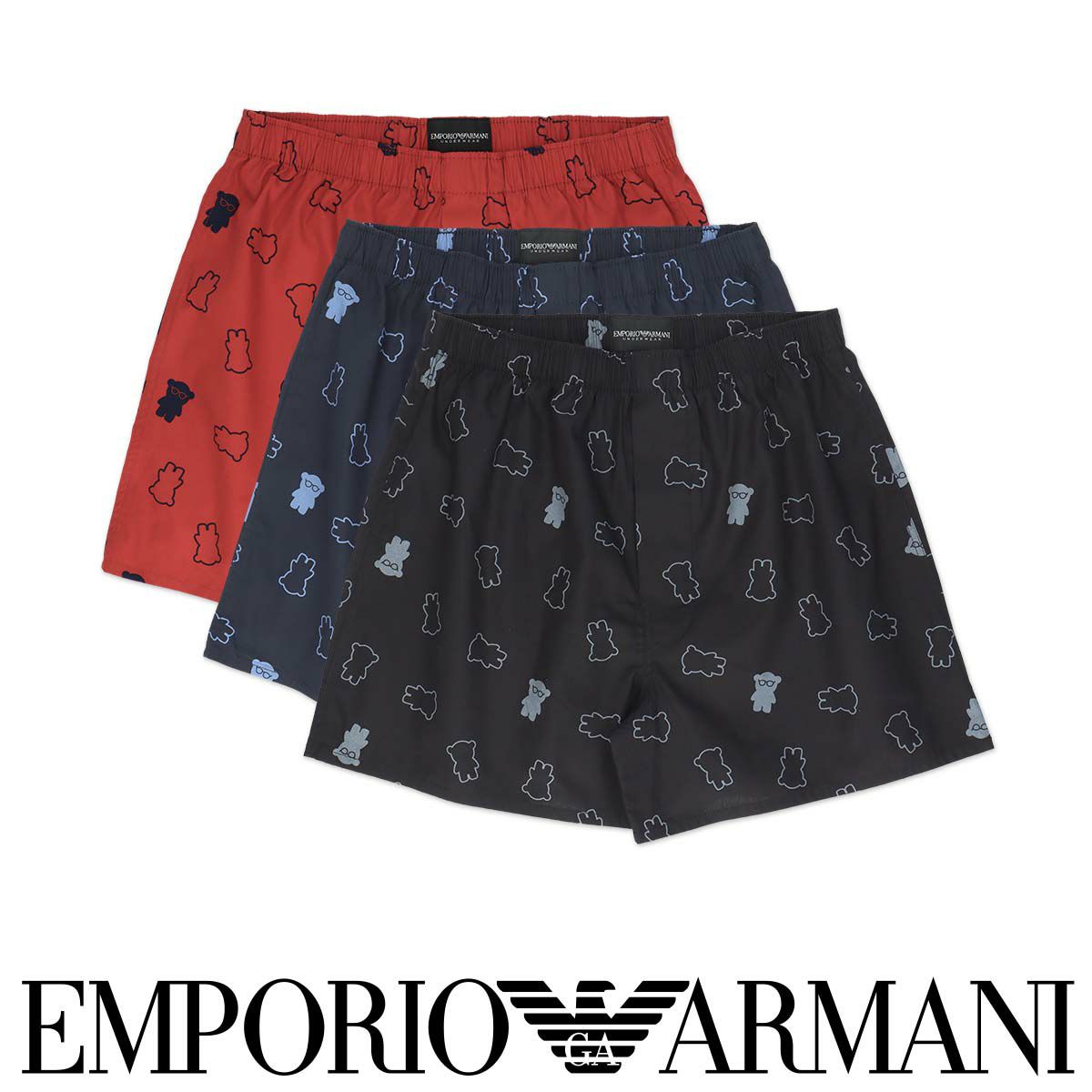 1枚】EMPORIO ARMANI FLYING BEAR マンガベア コットン ウーブン トランクス 【M/L】 前開き 日本サイズ メンズ  54240003 | 靴下 ソックス 通販のナイガイ公式オンラインショップ