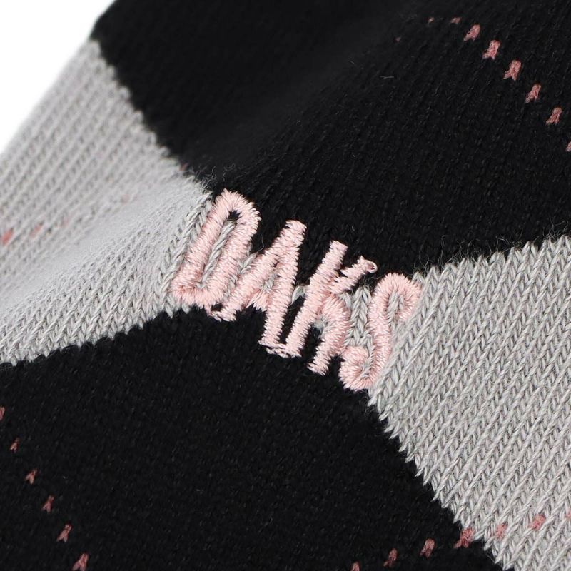 DAKSダックス日本製履き口ソフトレーヨンシルク混DAKS刺繍アーガイルクルー丈レディースソックス靴下女性プレゼントギフト03367010