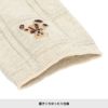 DAKSダックス口ゴムゆったりオーガニックコットンリンクスベア刺繍クルー丈レディースソックス靴下女性プレゼントギフト03367266