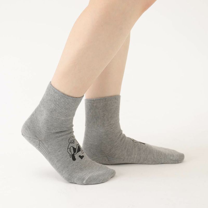 【NAIGAI×Tabio×長場雄】コラボソックス日本製SOCKSUNソックさんみんなのくつしたクルー丈ソックスメンズレディース靴下90363001