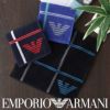 EMPORIOARMANI（エンポリオアルマーニ）ロゴボーダー綿100％タオルハンカチ（ハンドタオル）男性メンズクリスマスプレゼント贈答ギフト02340019公式ショップ正規ライセンス商品