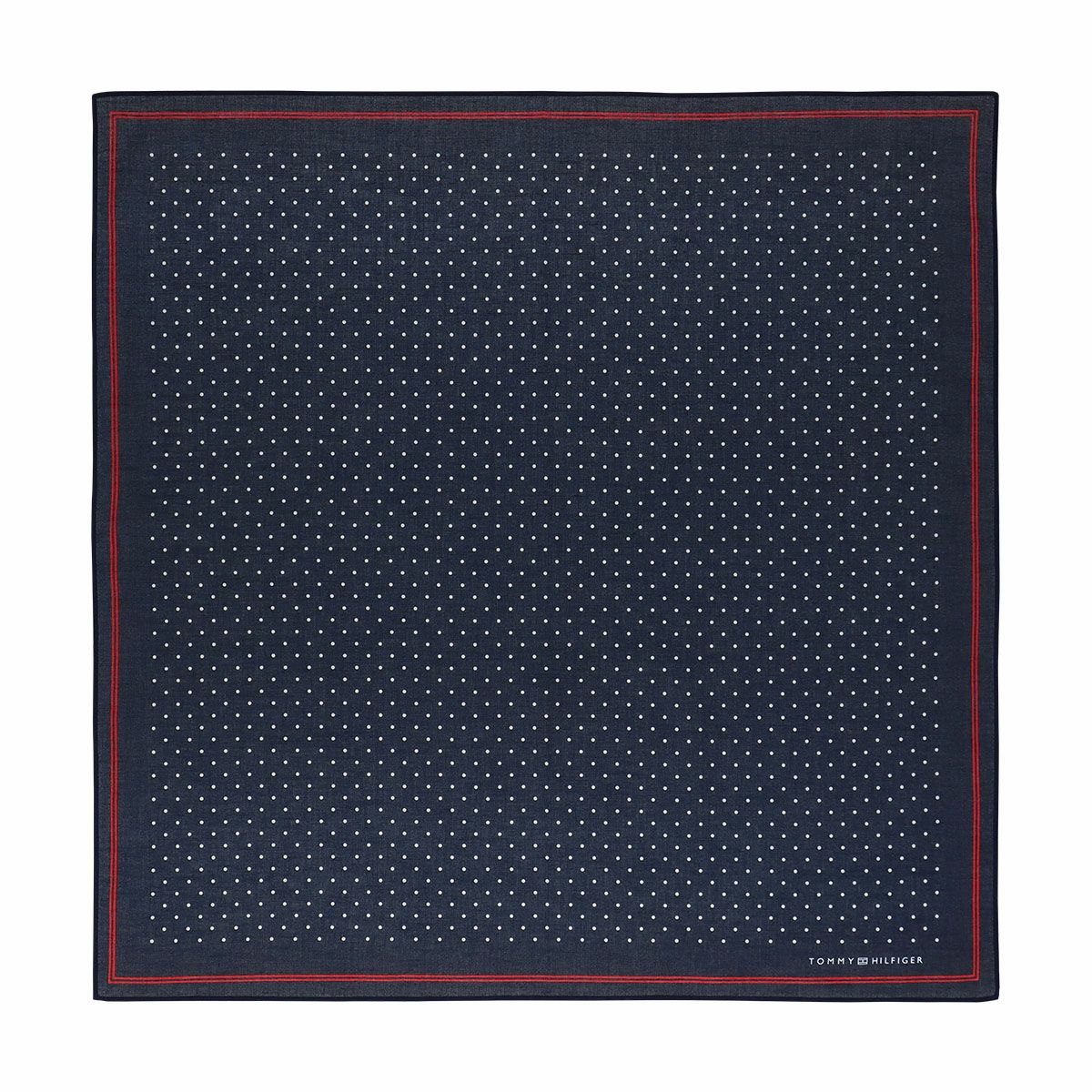 【メール便全国220円】TOMMYHILFIGER｜トミーヒルフィガー公式ショップ正規ライセンス商品ハンカチドット柄綿100％【入学祝就職祝】トミーブランド無料ラッピング男性メンズプレゼント無料ラッピング贈答ギフト02582161