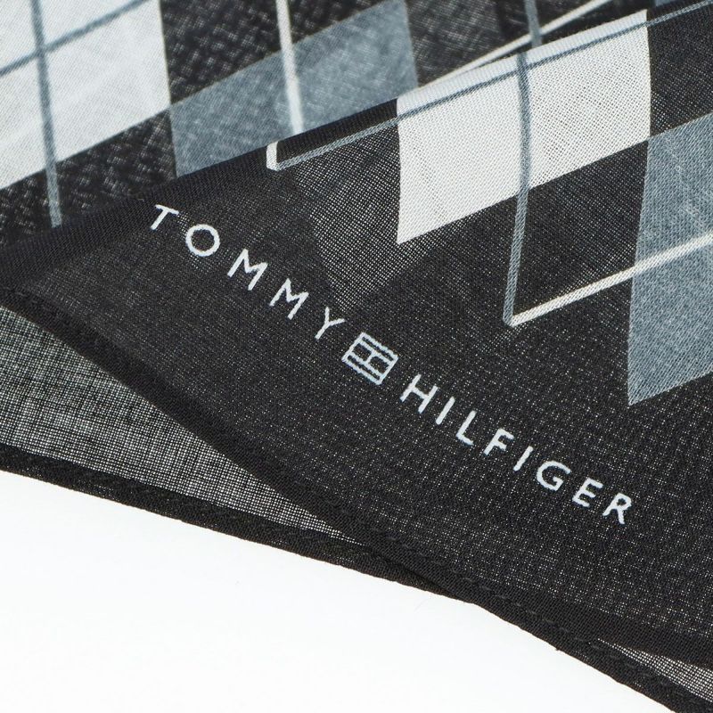 【メール便全国220円】TOMMYHILFIGER｜トミーヒルフィガー公式ショップ正規ライセンス商品綿100％ハンカチアーガイル柄【入学祝就職祝】トミーブランド無料ラッピング男性メンズプレゼント無料ラッピング贈答ギフト02582162