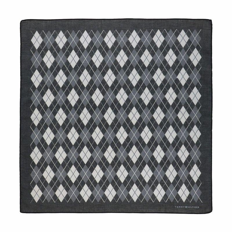 【メール便全国220円】TOMMYHILFIGER｜トミーヒルフィガー公式ショップ正規ライセンス商品綿100％ハンカチアーガイル柄【入学祝就職祝】トミーブランド無料ラッピング男性メンズプレゼント無料ラッピング贈答ギフト02582258