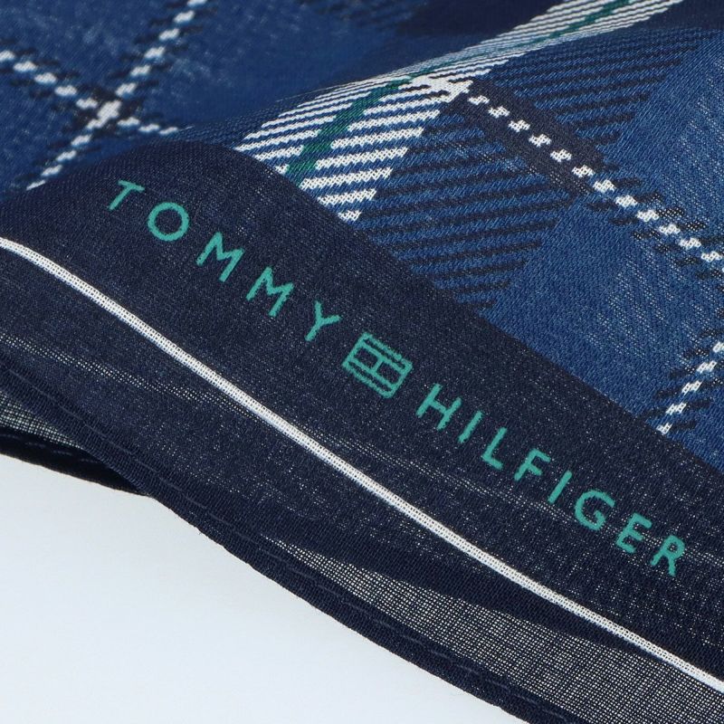 【メール便全国220円】TOMMYHILFIGER｜トミーヒルフィガー公式ショップ正規ライセンス商品綿100％ハンカチマドラスチェック柄【入学祝就職祝】トミーブランド無料ラッピング男性メンズプレゼント無料ラッピング贈答ギフト02582163