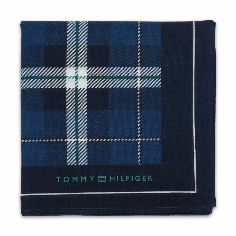 【メール便全国220円】TOMMYHILFIGER｜トミーヒルフィガー公式ショップ正規ライセンス商品綿100％ハンカチマドラスチェック柄【入学祝就職祝】トミーブランド無料ラッピング男性メンズプレゼント無料ラッピング贈答ギフト02582163