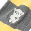 EMPORIOARMANIエンポリオアルマーニタックストライプ3色ボーダーマンガベア刺繍ミドル丈カジュアルソックスメンズ靴下男性紳士プレゼントギフト02342403