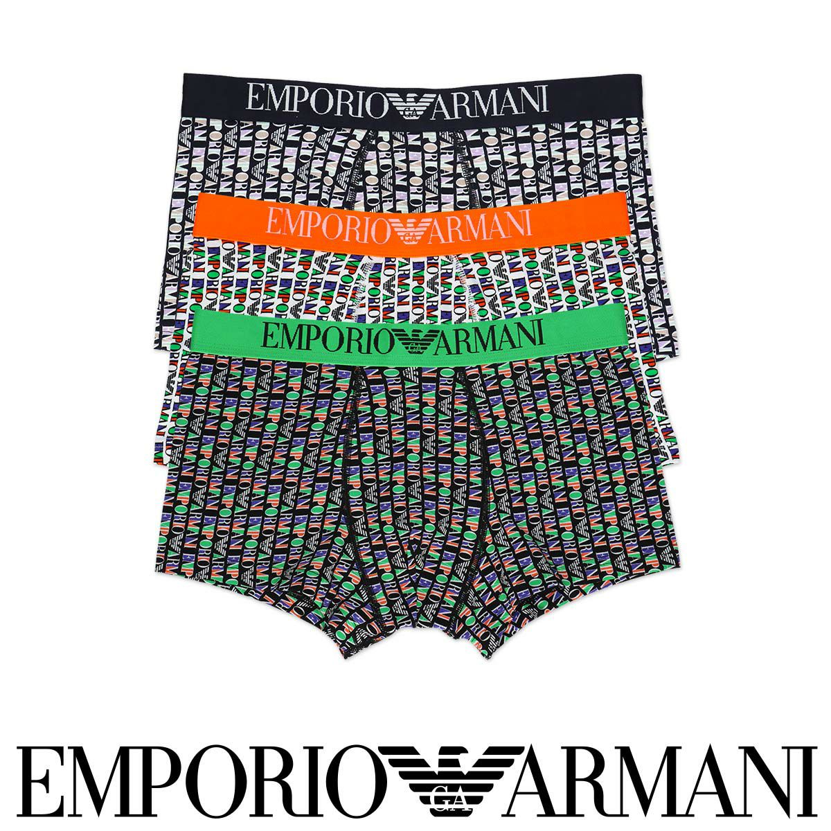 ☆SALE☆【1枚】EMPORIO ARMANI CLASSIC PATTERN MIX クラシック パターン ボクサーパンツ 前閉じ EUサイズ  メンズ 54045049 | 靴下 ソックス 通販のナイガイ公式オンラインショップ