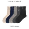 ナイガイみんなのくつした【締めつけない靴下】【20-22cm】【22-24cm】足口ふんわりさわってわかるサイズマーク付きオーガニックコットンクルー丈ソックスレディース日本製「ふんわりガーゼタイプ」介護履きやすい03150001