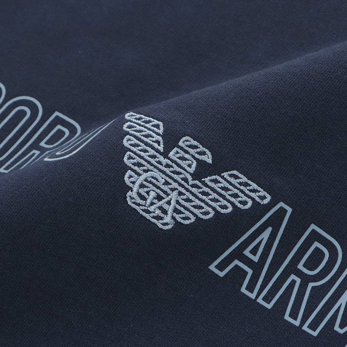 EMPORIOARMANIエンポリオアルマーニALLOVERLOGOTERRYスウェット長袖トレーナーメンズ男性メンズEUサイズプレゼント無料ラッピングギフト54045665公式ショップ正規ライセンス商品