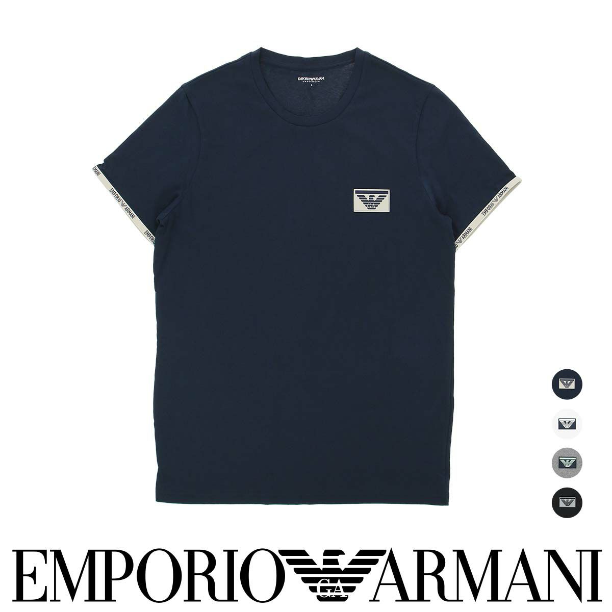 EMPORIO ARMANI エンポリオ アルマーニ WAFFLE TERRY 半袖 シャツ ポロシャツ メンズ 54045658 | 靴下 ソックス  通販のナイガイ公式オンラインショップ