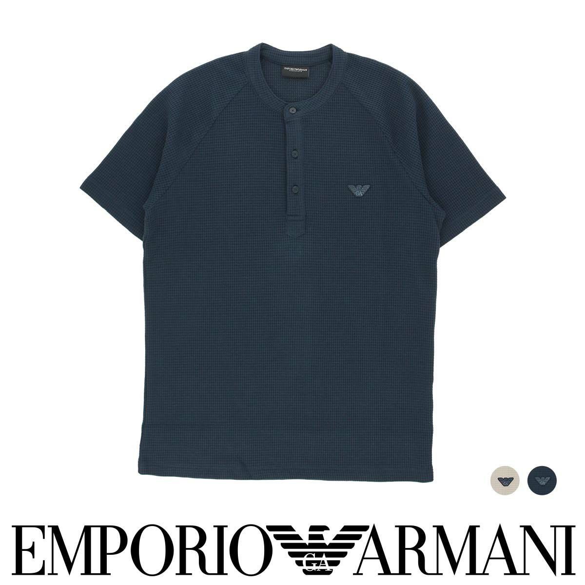 EMPORIO ARMANI エンポリオ アルマーニ PURE COTTON REGULAR FIT T-SHIRT ピュアコットン クルーネック  長袖 Tシャツ メンズ 54047223 | 靴下 ソックス 通販のナイガイ公式オンラインショップ