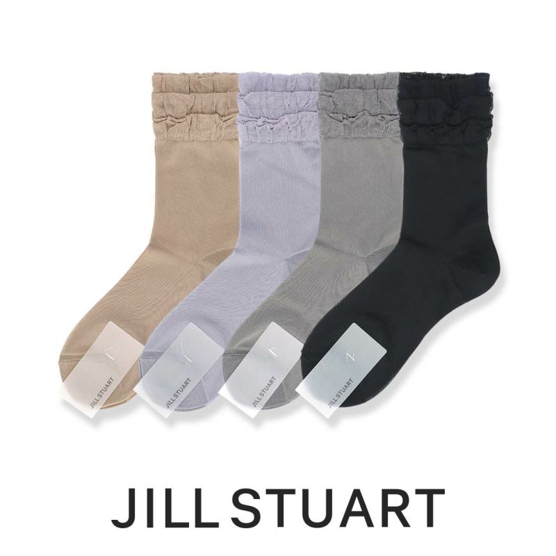 JILLSTUARTジルスチュアートフリルクルー丈レディースソックス靴下女性プレゼント無料ラッピングギフト03145493