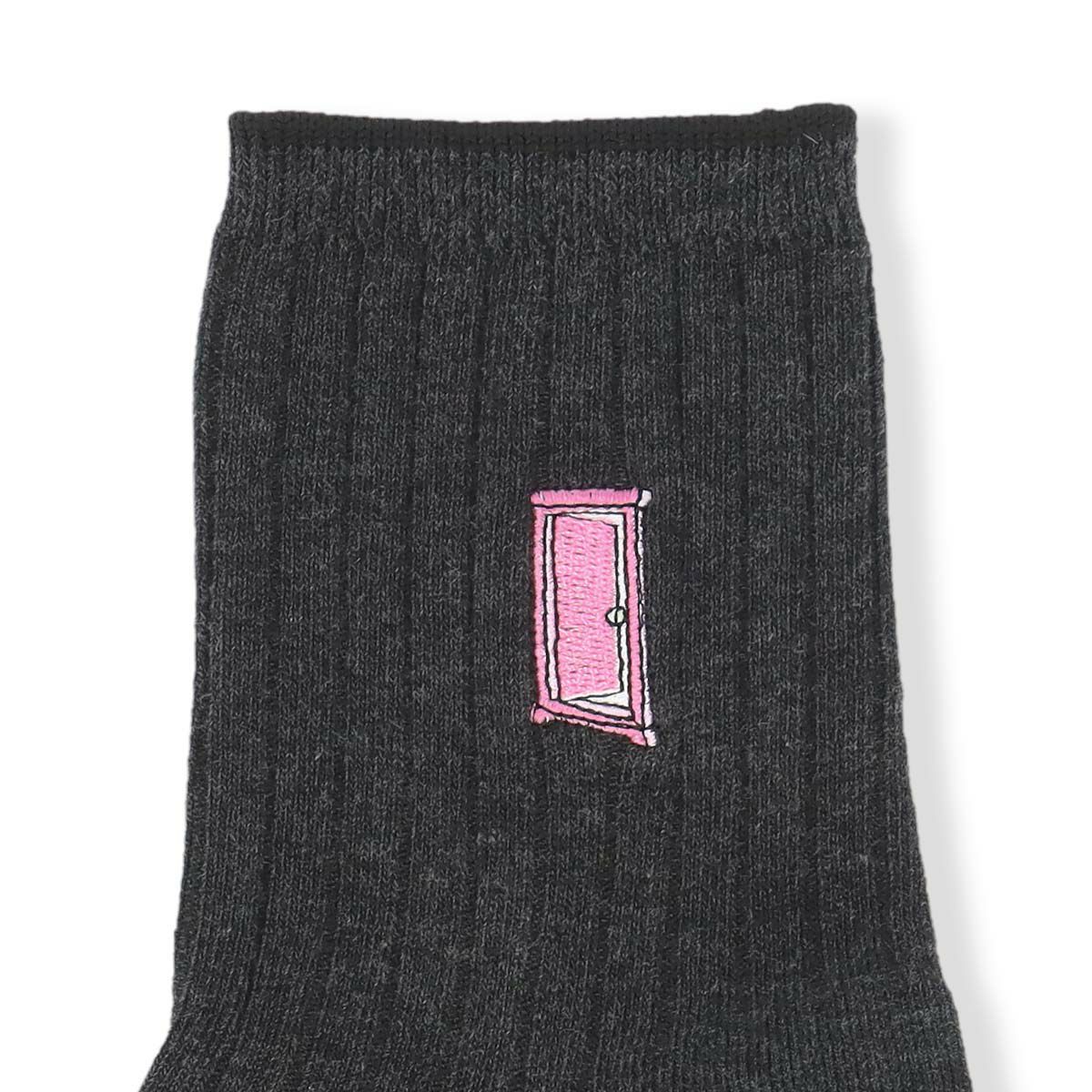 ドラえもんマルチ刺繍後ろ姿ショート丈キャラクターメンズカジュアルソックス靴下男性プレゼントギフト02462201