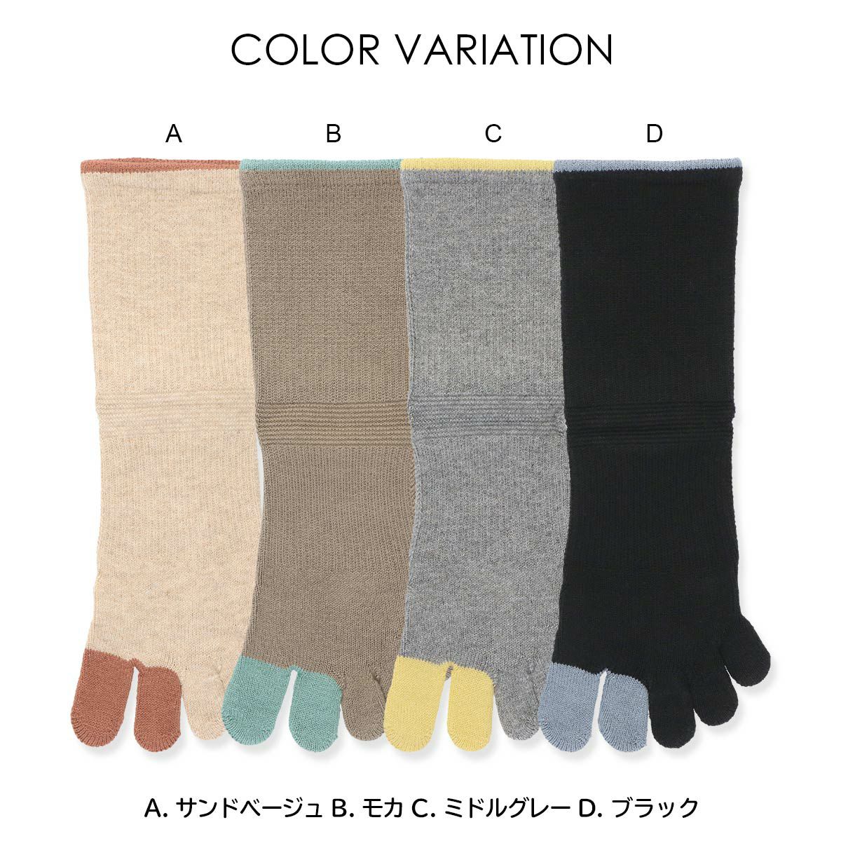 NAIGAIPERFORMANCEナイガイパフォーマンスアーチフィットサポート5本指クルー丈ソックス親指セパレート3D左右設計足底クッション抗菌防臭糸使用レディース日本製ランニングウォーキングスポーツ03050307