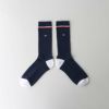 【WEB限定】【3足セット】TOMMYHILFIGERトミーヒルフィガーメンズレディースオーガニックコットン混足底パイルワンポイントラインリブクルー丈ソックス92554051