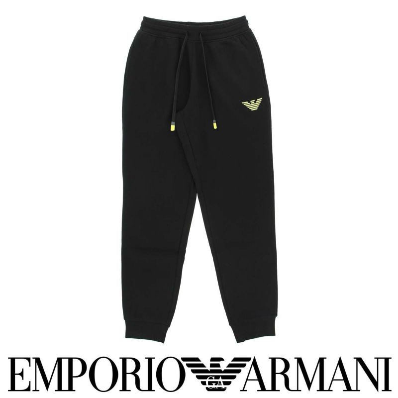 EMPORIOARMANIエンポリオアルマーニICONICTERRYTROUSERSアイコニックテリースウェットパンツボトムスラウンジウェアロングパンツズボンEUサイズメンズ男性プレゼント無料ラッピングギフト54095713