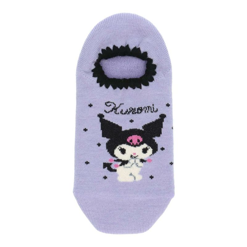 ハマグリパイルホームカバーサンリオコラボクロミラメドット滑り止め付き室内用靴下冷えとりルームソックスあたたかい冬用靴下フローリング（板張り）からの寒さ対策にレッグソリューションギフトプレゼント無料ラッピング03764078