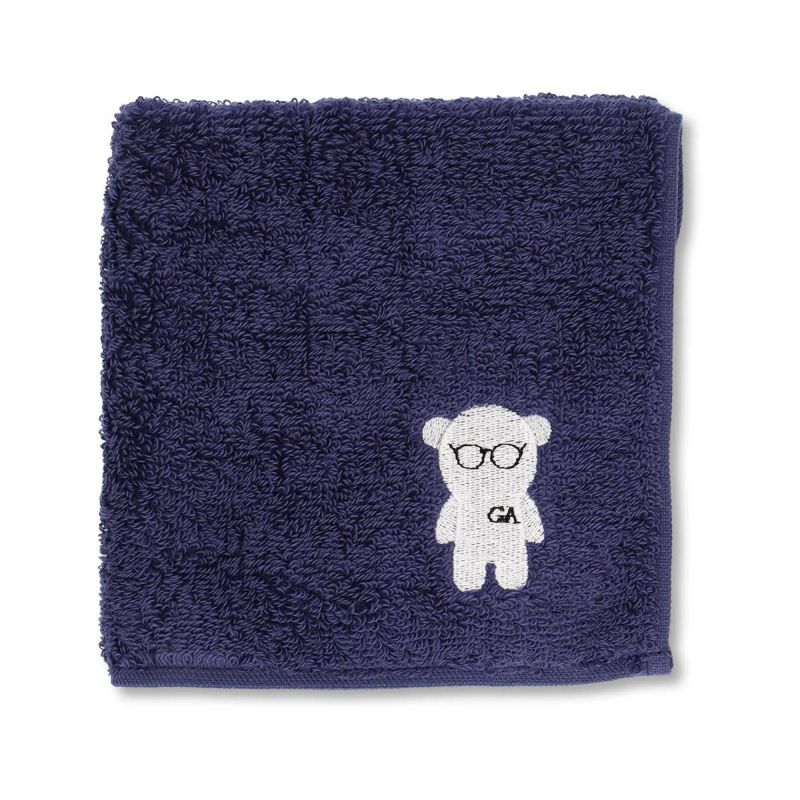 EMPORIOARMANI(エンポリオアルマーニ)EAマンガベア刺?綿100％タオルミニタオルハンドタオルハンカチブランド男性メンズ無料ラッピングギフトプレセント02340025