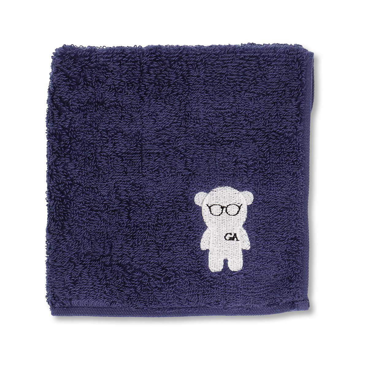 EMPORIOARMANI(エンポリオアルマーニ)EAマンガベア刺?綿100％タオルミニタオルハンドタオルハンカチブランド男性メンズ無料ラッピングギフトプレセント02340025