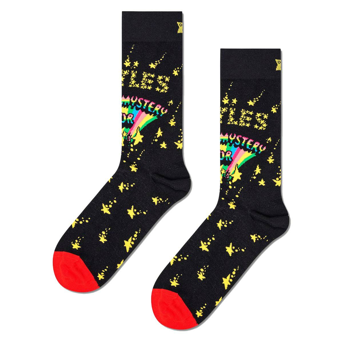 Limited】Happy Socks × The Beatles ( ザ・ビートルズ ) In The Name Of（ イン ザ ネーム オブ  ）クルー丈 ソックス 14240026 | 靴下 ソックス 通販のナイガイ公式オンラインショップ