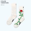 HappySocksハッピーソックスRose（ローズ)クルー丈ソックスユニセックスメンズ＆レディースプレゼント無料ラッピングギフト10240280