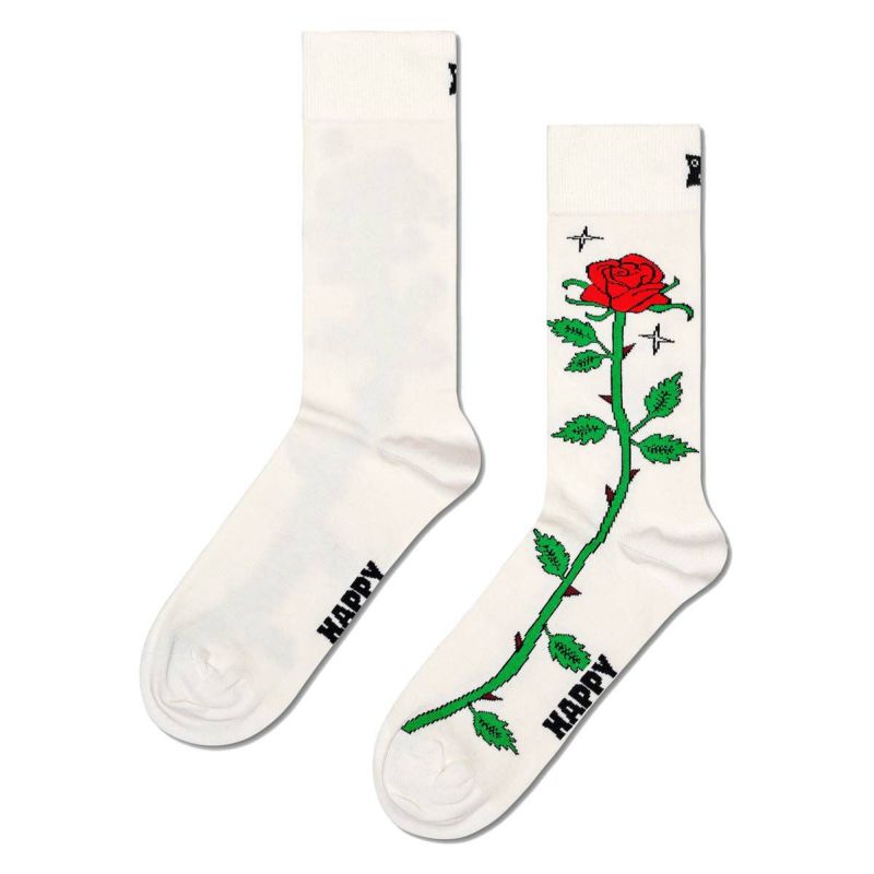 HappySocksハッピーソックスRose（ローズ)クルー丈ソックスユニセックスメンズ＆レディースプレゼント無料ラッピングギフト10240280