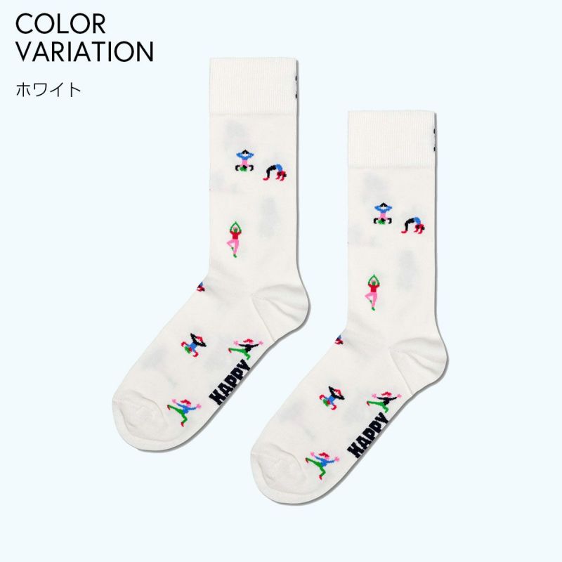 HappySocksハッピーソックスYogi（ヨギ)クルー丈ソックスユニセックスメンズ＆レディースプレゼント無料ラッピングギフト10240291