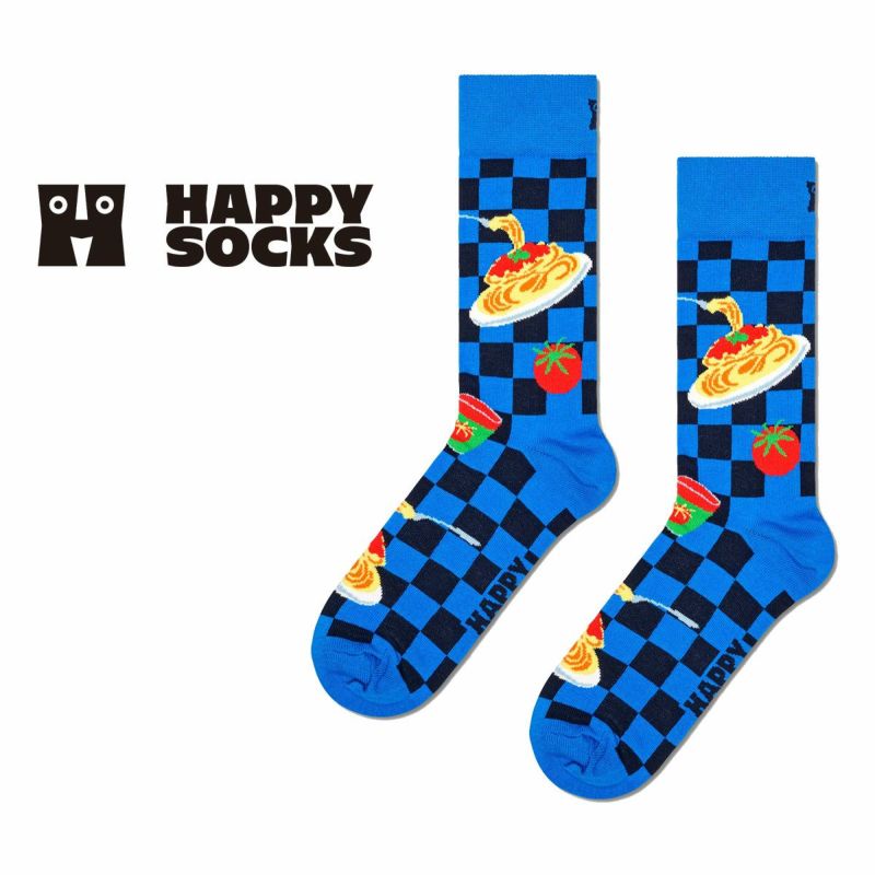 HappySocksハッピーソックスDinner（ディナー)クルー丈ソックスユニセックスメンズ＆レディースプレゼント無料ラッピングギフト10240377