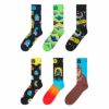 【6足セット】【Limited】HappySocksハッピーソックス×StarWars(スターウォーズ)6-PackGiftSetGIFTBOX6足セットクルー丈ソックスユニセックスメンズ＆レディースプレゼント無料ラッピングギフト14233030