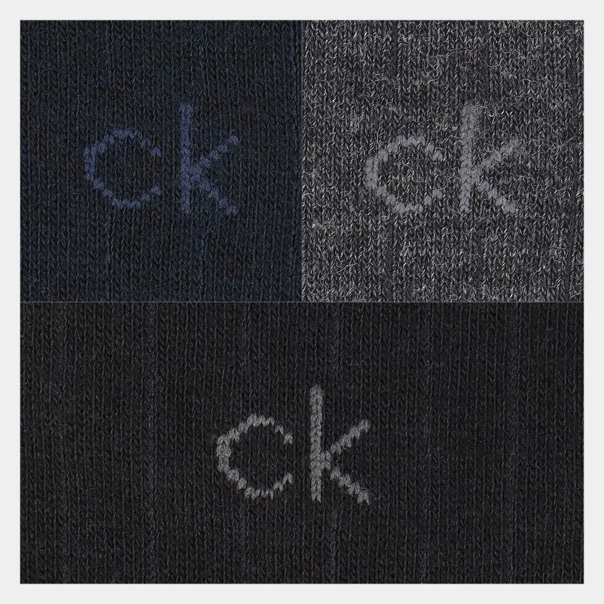 【送料無料】男性プレゼント手提げ紙袋付きCalvinKleinカルバン・クラインオールシーズン用ビジネスブランド靴下3足セットリブ編み抗菌防臭クルー丈メンズソックス箱入りギフトセット贈答92592023（CK-30ec-RB）giftset