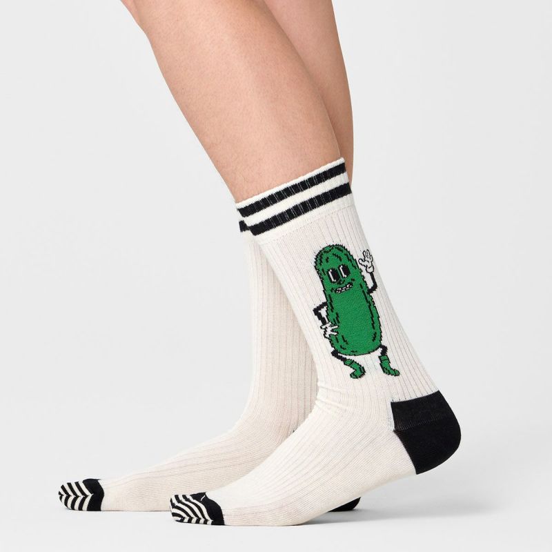 HappySocksハッピーソックスPickles（ピクルス）クルー丈ソックス靴下紳士メンズ＆レディース男性メンズプレゼント無料ラッピング贈答ギフト10231010