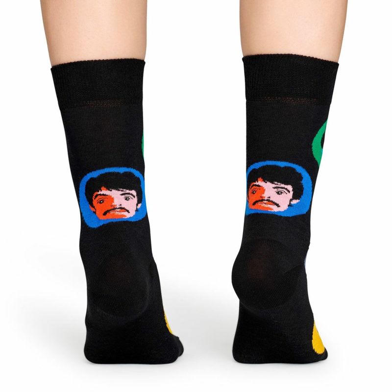 【ポイント20倍】HappySocksハッピーソックス【Limited】HappySocks×TheBeatles(ザ・ビートルズ)BRIGHTSPOT（ブライトスポット）クルー丈ソックス靴下ユニセックスメンズ＆レディスプレゼント贈答ギフト1A417016