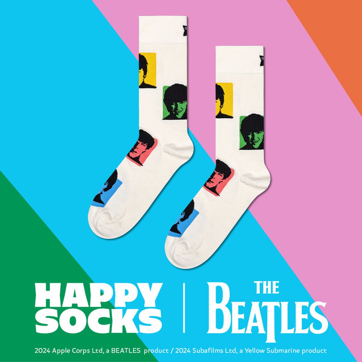 ハッピーソックス 【Limited】Happy Socks ×Beatles ( ビートルズ 