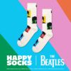 ハッピーソックス【Limited】HappySocks×Beatles(ビートルズ)BeatlesSilhouettes（ビートルズシルエット）クルー丈ソックス靴下ユニセックスメンズ＆レディスプレゼント無料ラッピングギフト14221017